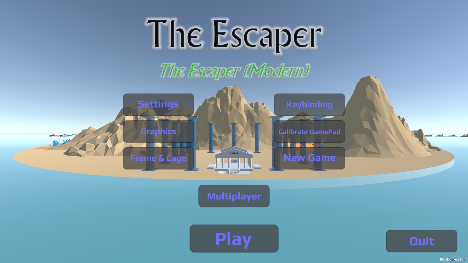 The Escaper world overview with GameCageAssembly